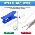 thumbnail image 3 of Cortador de tubos de plástico, cortador de tubos de manguera, cortador de tubos preciso para tubos y mangueras de nailon, PVC, PU, ​​corte de hasta 3/4 pulgadas (azul, 3 piezas), 3 of 5