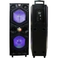 thumbnail image 3 of MR DJ VEGAS Double 15" Bluetooth Speaker Professional Dual 15" 3-Way Full-Range Powered/Active DJ PA Multipurpose Live Sound Bluetooth Loudspeaker, 3 of 6