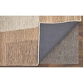 thumbnail image 3 of 5' X 8' Brown Tan and Ivory Wool Abstract Hand Tufted Area Rug, 3 of 9