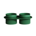 thumbnail image 1 of Juego de cuencos de comida y agua para gatos, cuencos para gatos, comedero antideslizante para comida y agua para perros medianos , Verde, 1 of 8