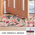thumbnail image 3 of Dogs with Pioneer Flower Door Rugs,Washable Non Slip Door Mats Indoor,Decorative Door Mats,Entry Mat Indoor for Entrance,Bedroom,Kitchen,Bathroom,17"x30", 3 of 6