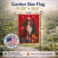 thumbnail image 2 of Cavalier Spaniel Holiday Christmas Garden Flag 11.25 in x 15.5 in, 2 of 7