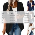 thumbnail image 3 of Women's Casual Knitted Cardigan Open Front Long Sleeve Tops Outerwear Loose Fit Coat For Daily Wear Sweater Jackets, 3 of 8