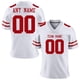 thumbnail image 5 of Camiseta de fútbol americano personalizada San Francisco 49ers Camiseta de fútbol con nombre y número de equipo impresa personalizada para hombres, mujeres, jóvenes y niños, 5 of 5