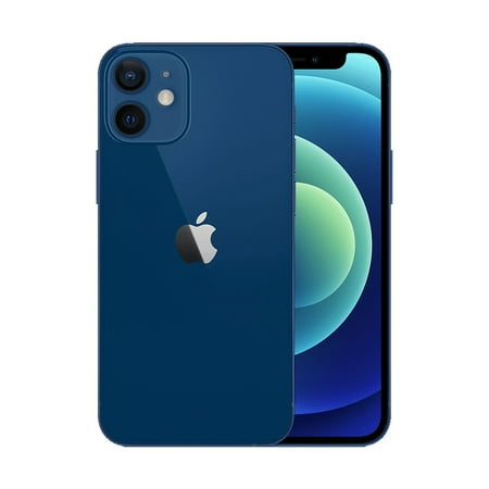 Pre-Owned Apple iPhone 12 Mini 64GB Blue Fully Unlocked (No Face ID) (Refurbished: Good)