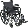 Drive Medical c420addasv-elr Cirrus IV Lightweight Dual Axle Wheelchair with Adjustable Arms