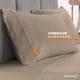 thumbnail image 4 of Fundas de Almohada Lisas Dreamlab, Hipoalergenica, Tamaño King Size, Color Arena, 2 Piezas, 4 of 6