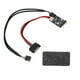 thumbnail image 1 of HUB de extensión USB 2.0 de 1 puerto macho a 2 puertos macho de 9 pines a 9 pines dobles con cable de alimentación SATA, 1 of 5