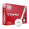 thumbnail image 2 of (2 pack) Wilson Staff Triad Golf Balls, White, 12-Pack, 2 of 11