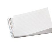 A6 Notebook Spiral Note BASIC 6.5mm line 80 sheets 5 Pack
