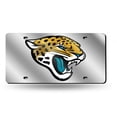 thumbnail image 1 of Jacksonville Jaguars Silver Laser License Plate, 1 of 1