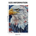 thumbnail image 2 of BCIIG Eagle Flag Stars and Stripes Wooden Jigsaw Puzzle Vertical Challenging Difficult Wood Puzzles for Adults Gift for Family Friends 300PCS, 2 of 8