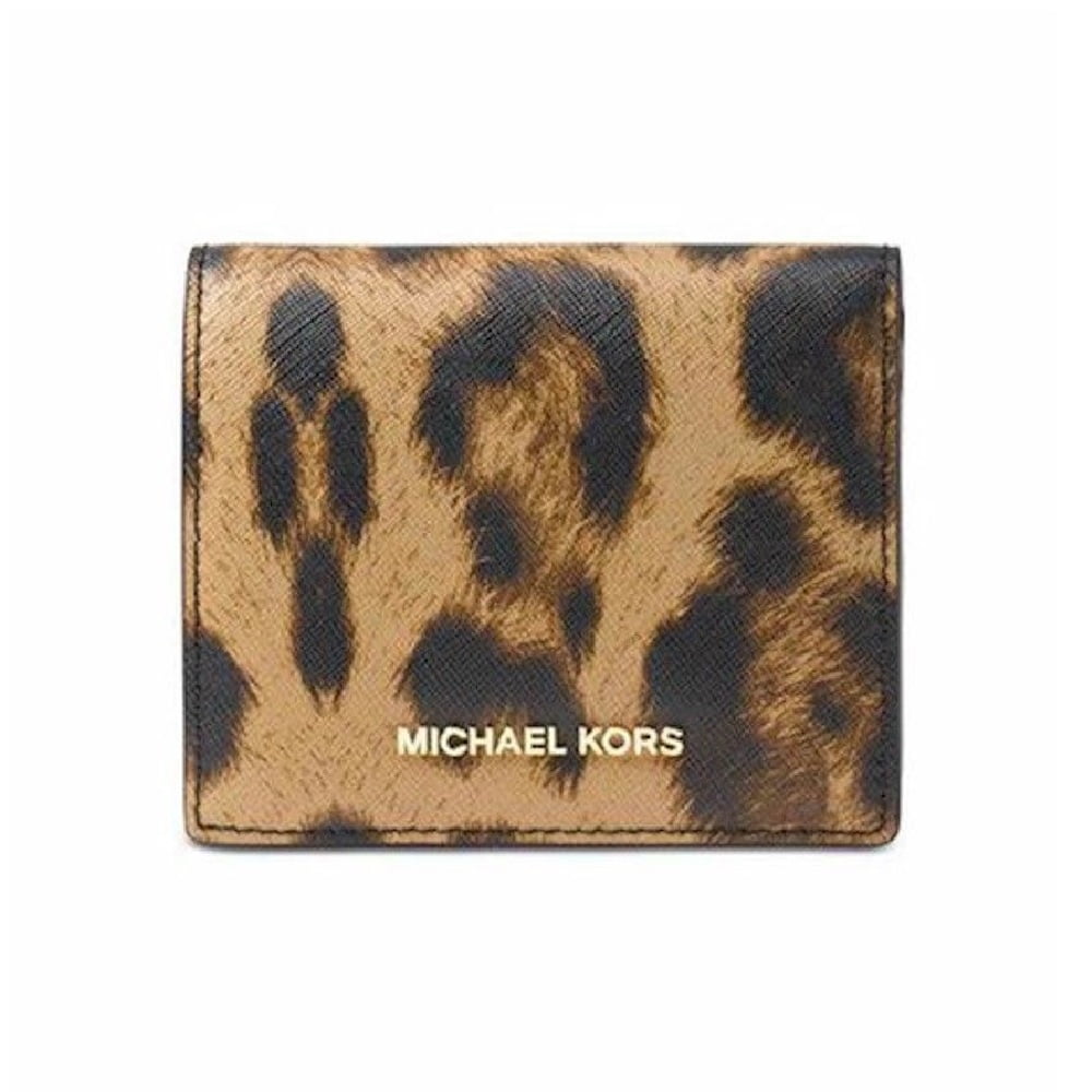 michael kors animal print wallet