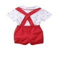 thumbnail image 3 of 2PCS/Set Baby Boy Clothes Romper+Pants Shorts Outfit Set, 3 of 4