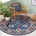 thumbnail image 3 of SAFAVIEH Blossom Jocelin Floral Runner Rug, Blue/Red, 2'3" x 8', 3 of 5