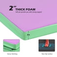 thumbnail image 5 of Gymax 6' x 4' Folding Gymnastics Tumbling Mat Thick Panel Gym Fitness Exercise Mat Multicolor, 5 of 10