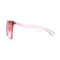 thumbnail image 4 of Lunettes de Soleil Hip-Hop à Monture Plate avec Monture Corne Blindée, Tout Rose, 4 of 4