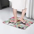 thumbnail image 4 of Shih Tzu Dog and Flower Floral Flannel Non Slip Door Rugs,Washable Door Mats Indoor,Decorative Door Mats,Dirt-Resistant and Absorbent Doormat for Entrance,Bedroom,Kitchen,Bathroom,31.5x17in(80x43cm), 4 of 4