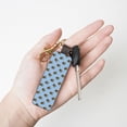 thumbnail image 4 of Wukai German Shepherd Puppy Print Leather Car Keychain, Universal Key Fob Keychain, Leather Key Chain Holder for Men and Women,360 Degree Rotatable, 4 of 5