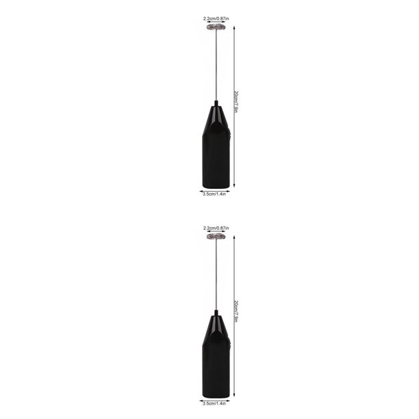 2pcs Electric Milk Frother Handheld Egg Whisk Mixer Foam Maker Drinks