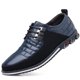 thumbnail image 1 of Zapatos de hombre de gran tamaño, de alta calidad, de cuero, informales, ligeros y de moda, con cordones, para las cuatro estaciones, 1 of 6