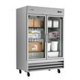 thumbnail image 6 of KoolMore 47 Cu. Ft. Commercial Stainless-Steel Upright Reach-In Freezer with Self-Close Glass Doors in Silver. RIF-2D-GD, 6 of 17
