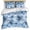 Blue, variant on 3 Piece Blue Floral Spring Duvet Cover Set California King,Microfiber Comforter/Quilt Cover with Corner Ties and 2 Pillowcases,Watercolor Art Elegant Botanical All Season Bedding with Zipper Closure