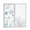 Blue, variant on Window Privacy Film, Navy Blue Coral Red Sun Blocking Window Tint Film Heat Control One Way Blackout Window Film, Summer Beach Starfish Turtle Nautical Anchor Non Adhesive Static Cling 23.6x59 In