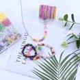 thumbnail image 5 of 100M Elastic Beads Cord,Beading Cords Threads Rainbow Elastic Thread Cord String DIY Handmade Craft Jewelry for Making Necklace Bracelet,Braided Headband,Kids Jewellery Craft Making,Embroidery Thread, 5 of 7