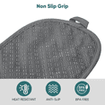 thumbnail image 3 of SUGARDAY Kitchen Pot Holders Sets Heat Resistant Pot Holder Silicone Oven Hot Pads for Kitchen Cooking Baking Set of 3 6x9" Grey, 3 of 7