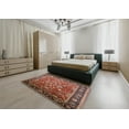 thumbnail image 4 of Ahgly Company Indoor Round Mid-Century Modern Light Copper Gold Oriental Area Rugs, 6' Round, 4 of 6