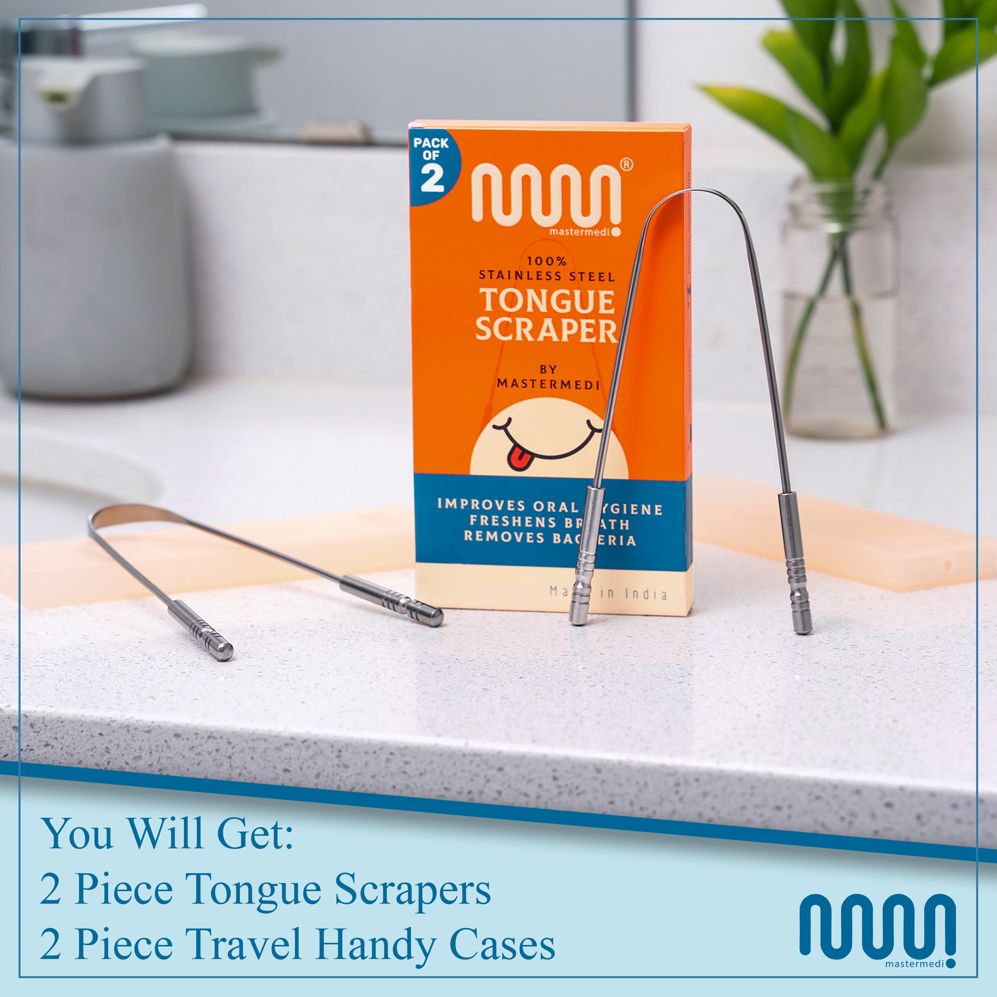 NOYİSKA Tongue Scraper Cleaning Cleaner Plastic Hygienic Plastic Scraper  with Sturdy Handle 1 Piece - Trendyol