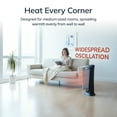 thumbnail image 4 of Lasko 23" 1500W Oscillating Ceramic Tower Space Heater with Remote, Black, CT22410, 4 of 12