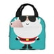 thumbnail image 1 of Easygdp Cute Santa Claus Bolsa Térmica Premium - Tela Oxford Impermeable, Gran Capacidad, Bolsillo Frontal, Unisex para Trabajo, Escuela, Actividades al Aire Libre y Picnics, 1 of 8