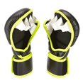 thumbnail image 4 of New Item Sanabul Essential 7 oz MMA Hybrid Sparring Glove Black Green Large X Large, 4 of 4