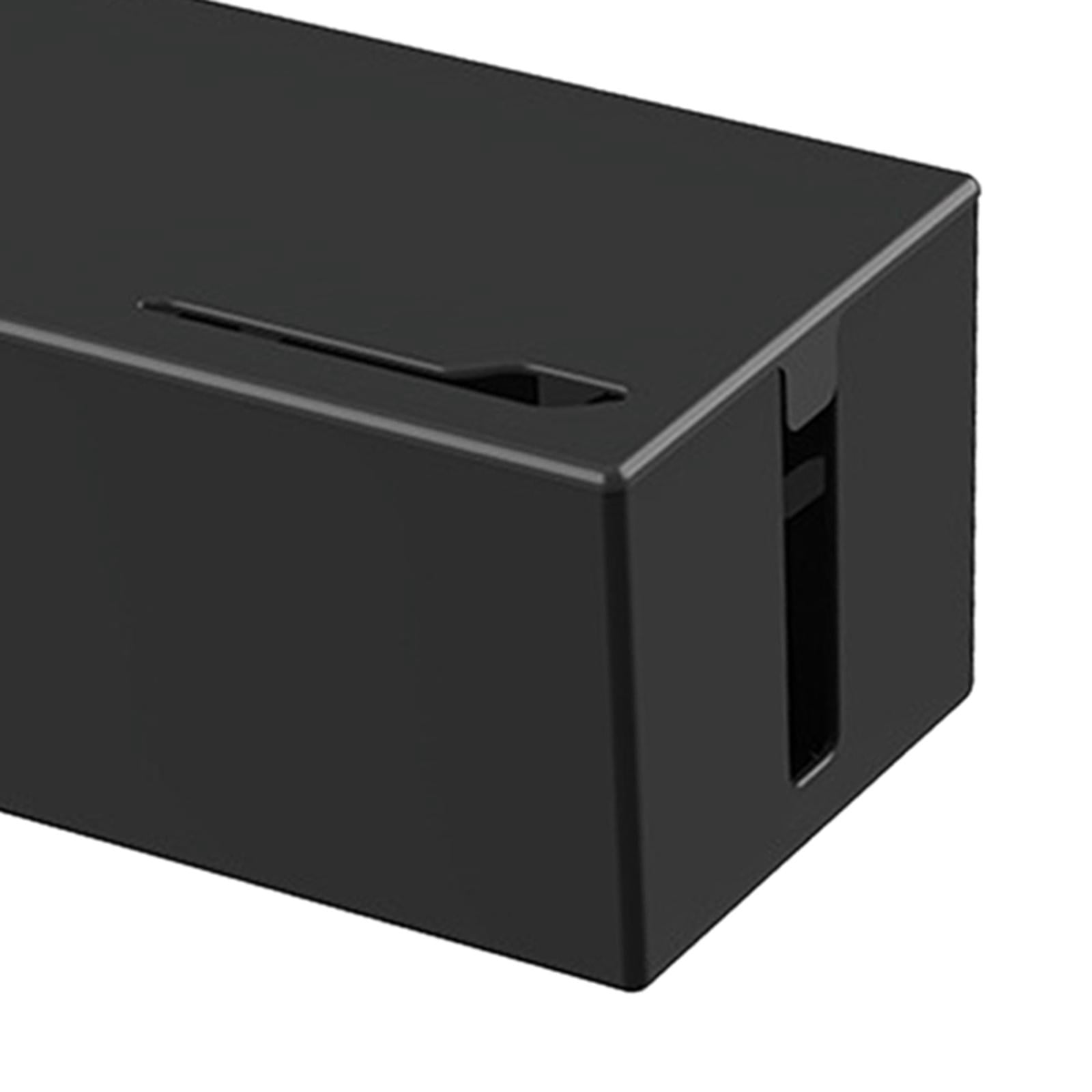 Cable Storage Box Desk Cable Management solution Cable Management Box, Cord Holder, for USB Hub, Desk, Computer, Home TV , L L