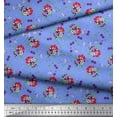 thumbnail image 3 of Soimoi Cotton Duck Fabric Leaves & Floral Artistic Printed Fabric 1 Yard 56 Inch Wide, 3 of 3