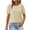 Beige, variant on Womens Tops Trendy Shirts for Women Womens Blouses Dressy Casual Cotton Ribbed Short Sleeve Tops for Women Loose Fit my recent orders