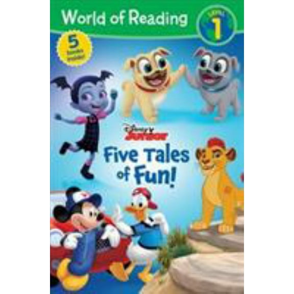 World of Reading: Disney Junior: Five Tales of Fun!-Level 1 Reader Bindup (Paperback)