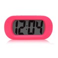 thumbnail image 1 of VONKY LED Alarm Clock with Snooze Night Light Table Bedside Alarms Silicone Shell LCD Screen Bell Home Travel Office Dorm Pink, 1 of 1