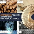 thumbnail image 6 of 5pcs Angle Grinder Wood Carving Disc Set, 6 of 6