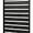 Noir, variante sur Écran de Clôture d'Intimité Extérieur 37 Pouces L x 61 Pouces H, Lot de 2, Panneau d'Intimité 3-en-1 avec Piquets de Sol et Pieds de Base, Clôture de Climatiseur Autoportante Ou à Boulons pour Terrasse et Cour, Noir