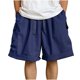 thumbnail image 2 of pstuiky Pantalones cortos de gimnasio para hombre, Pantalones cortos casuales con cordón para hombre Pantalones cortos de baloncesto, 2 of 3