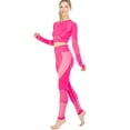 thumbnail image 3 of MixMatchy Women's Structured Active Cropped Top/ Leggings Active Set, 3 of 5