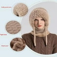thumbnail image 4 of RimdGhov Women's 3-in-1 Winter Balaklava Hat - Outdoor Windproof Knit Scarf Hat, 4 of 10
