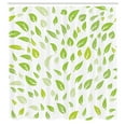thumbnail image 2 of Ambesonne Green Shower Curtain, Summer Spring Garden Leaf, 69"Wx70"L, Green, 2 of 4