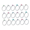 thumbnail image 3 of del cuerpo de los anillos del perno prisionero de la del acero 18pcs-anillos Sunnimix Anillo de nariz aros, 3 of 6