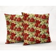 thumbnail image 2 of Christmas Poinsettia Pillowcase / Pillow Cover (14 x 20), 2 of 4