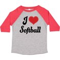 thumbnail image 3 of Inktastic Softball Sports Gift for Girls Girls Toddler T-Shirt, 3 of 5