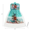 thumbnail image 2 of IH Casa Decor Tie Hand Towel Coffee To Go - Set of 2, 2 of 2